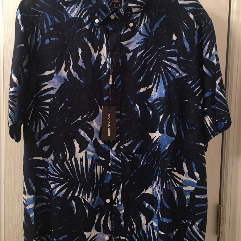 Hawaiian shirt by Michael Kors XL